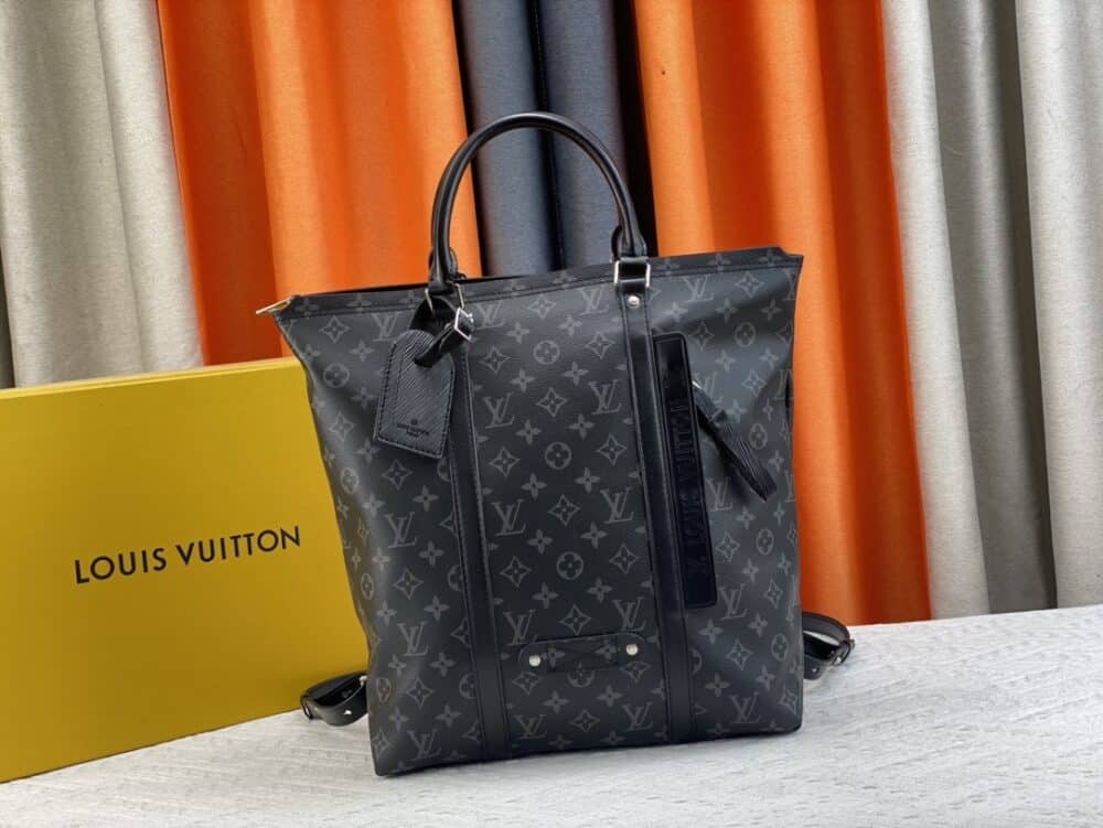 LOUIS VUITTON TOTE BACKPACK IN BLACK 39CM M45221 - Image 10