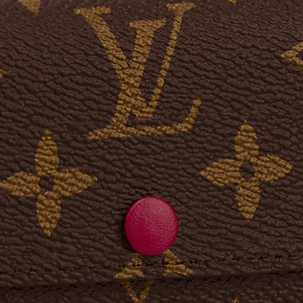 LOUIS VUITTON 6 KEY HOLDER MONOGRAM BROWN AND WINE RED 10CM M62630 - Image 3