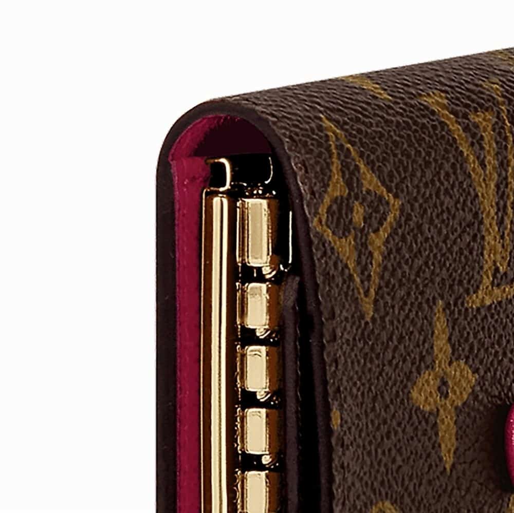 LOUIS VUITTON 6 KEY HOLDER MONOGRAM BROWN AND WINE RED 10CM M62630 - Image 4