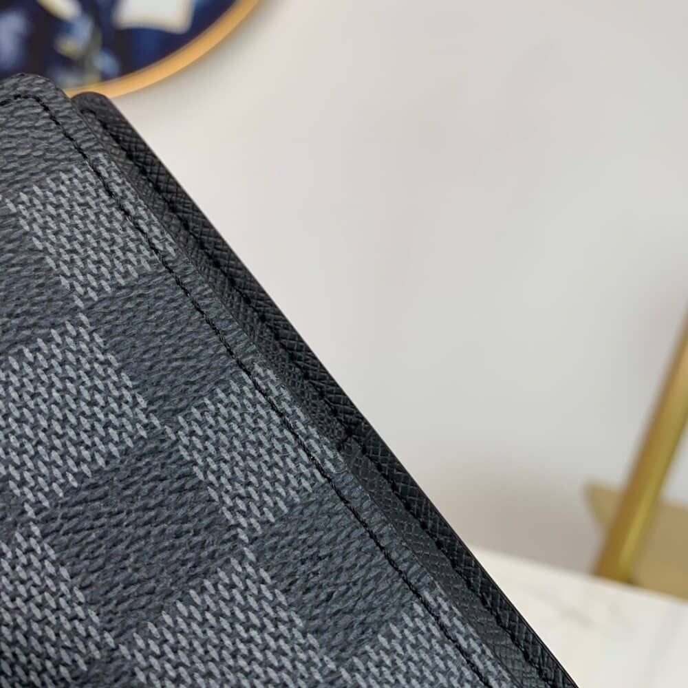 LOUIS VUITTON POCKET ORGANIZER DAMIER GRAPHITE CANVAS 11CM N63143 - Image 6
