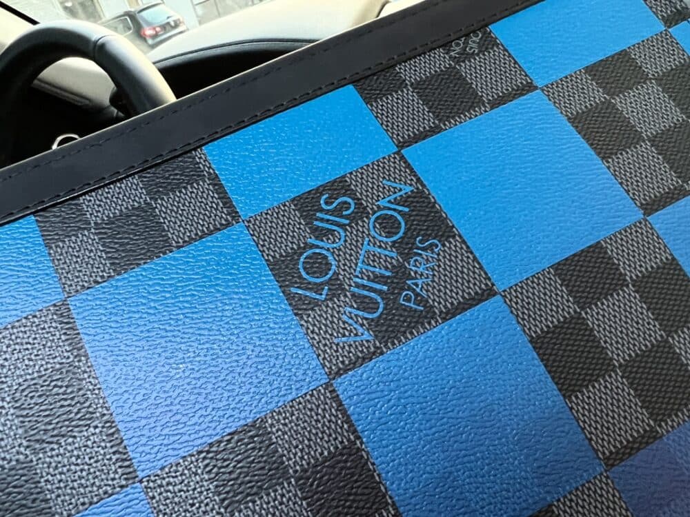 LOUIS VUITTON DISCOVERY POCHETTE DAMIER GRAPHITE GIANT CLUTCH 27CM N60412 - Image 5