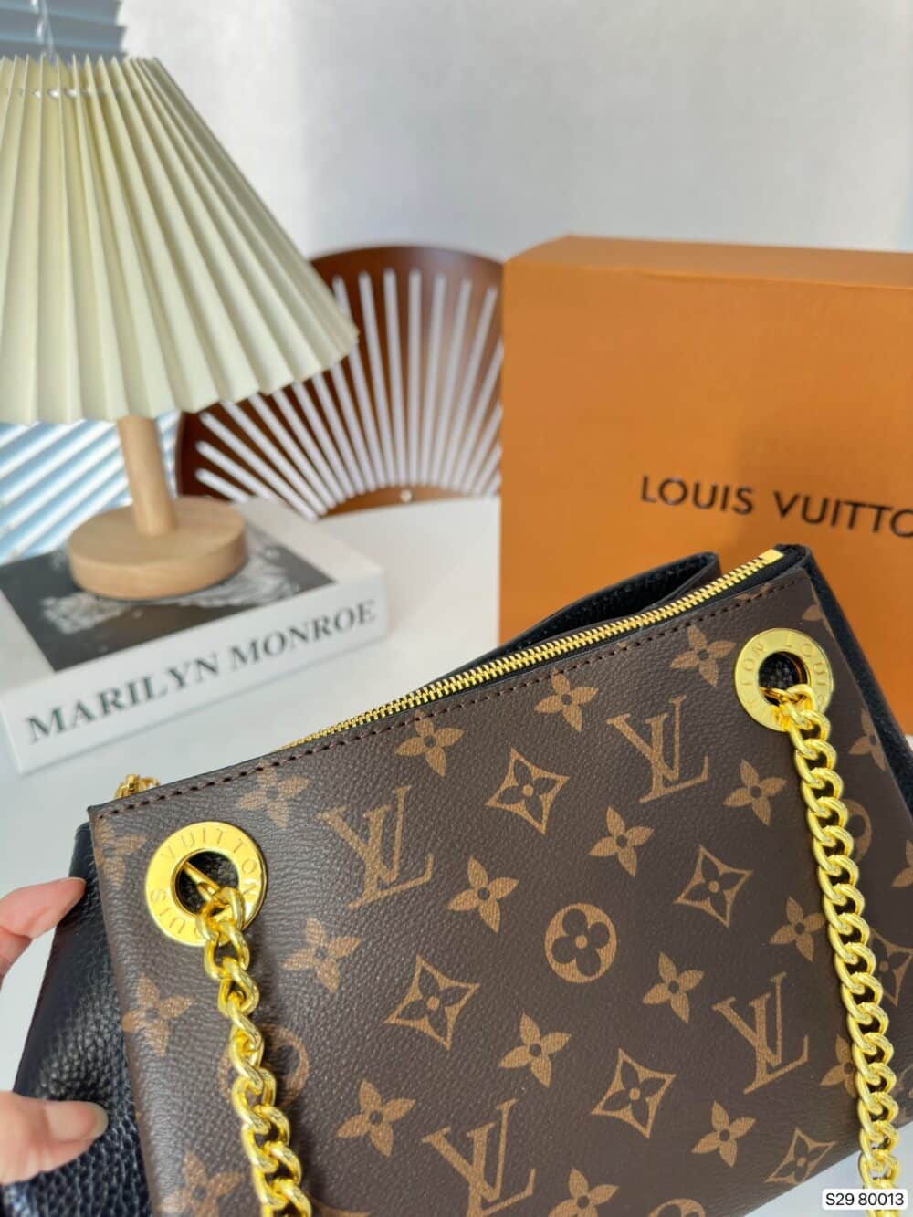 LOUIS VUITTON MONOGRAM IN BROWN SERENE BB BAG 25CM M43777 - Image 5