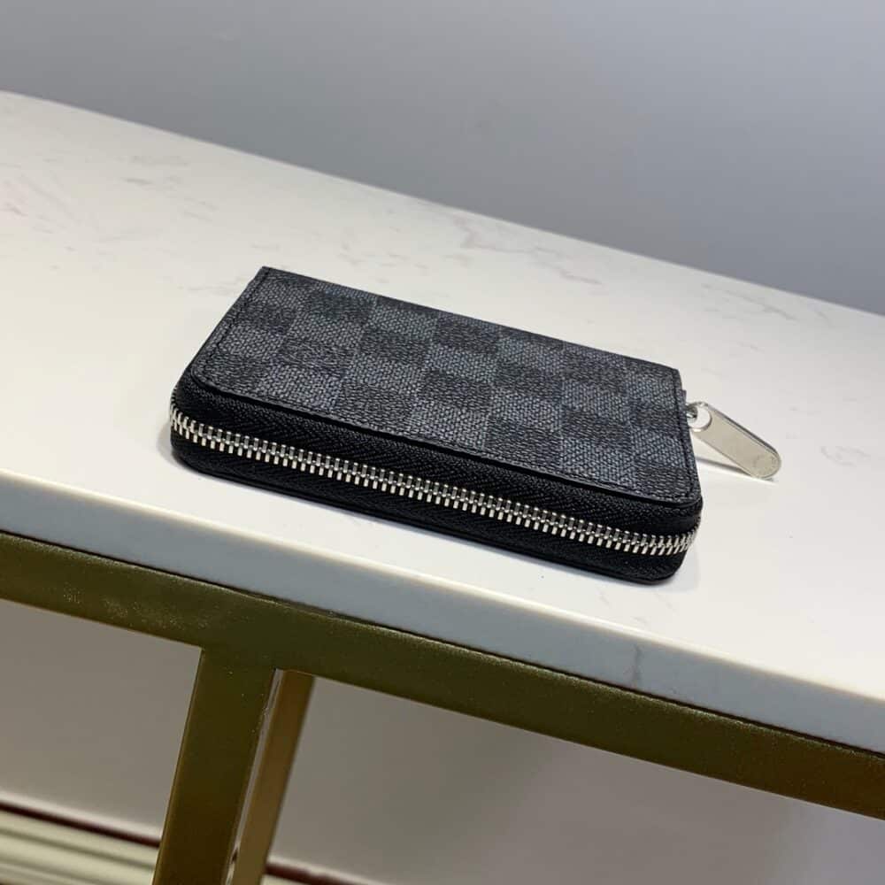 LOUIS VUITTON ZIPPY COIN PURSE DAMIER GRAPHITE WALLET 11CM N63070 - Image 5