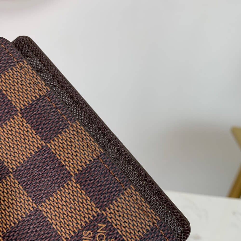 LOUIS VUITTON POCKET ORGANIZER DAMIER BROWN CANVAS 11CM N63143 - Image 3
