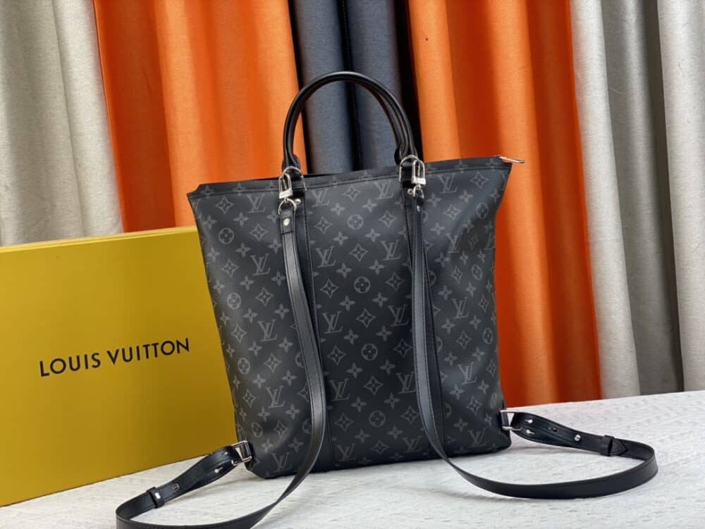 LOUIS VUITTON TOTE BACKPACK IN BLACK 39CM M45221 - Image 7