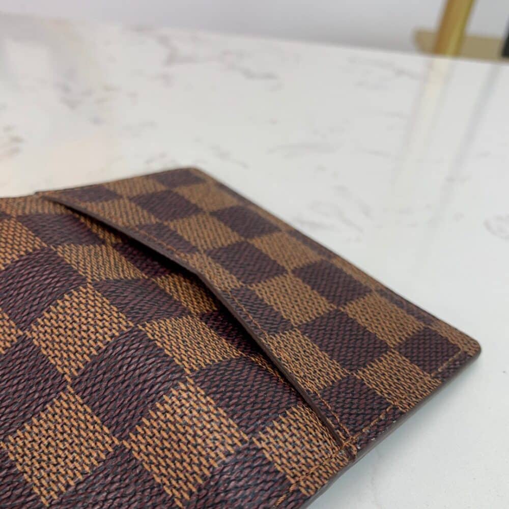 LOUIS VUITTON POCKET ORGANIZER DAMIER BROWN CANVAS 11CM N63143 - Image 4