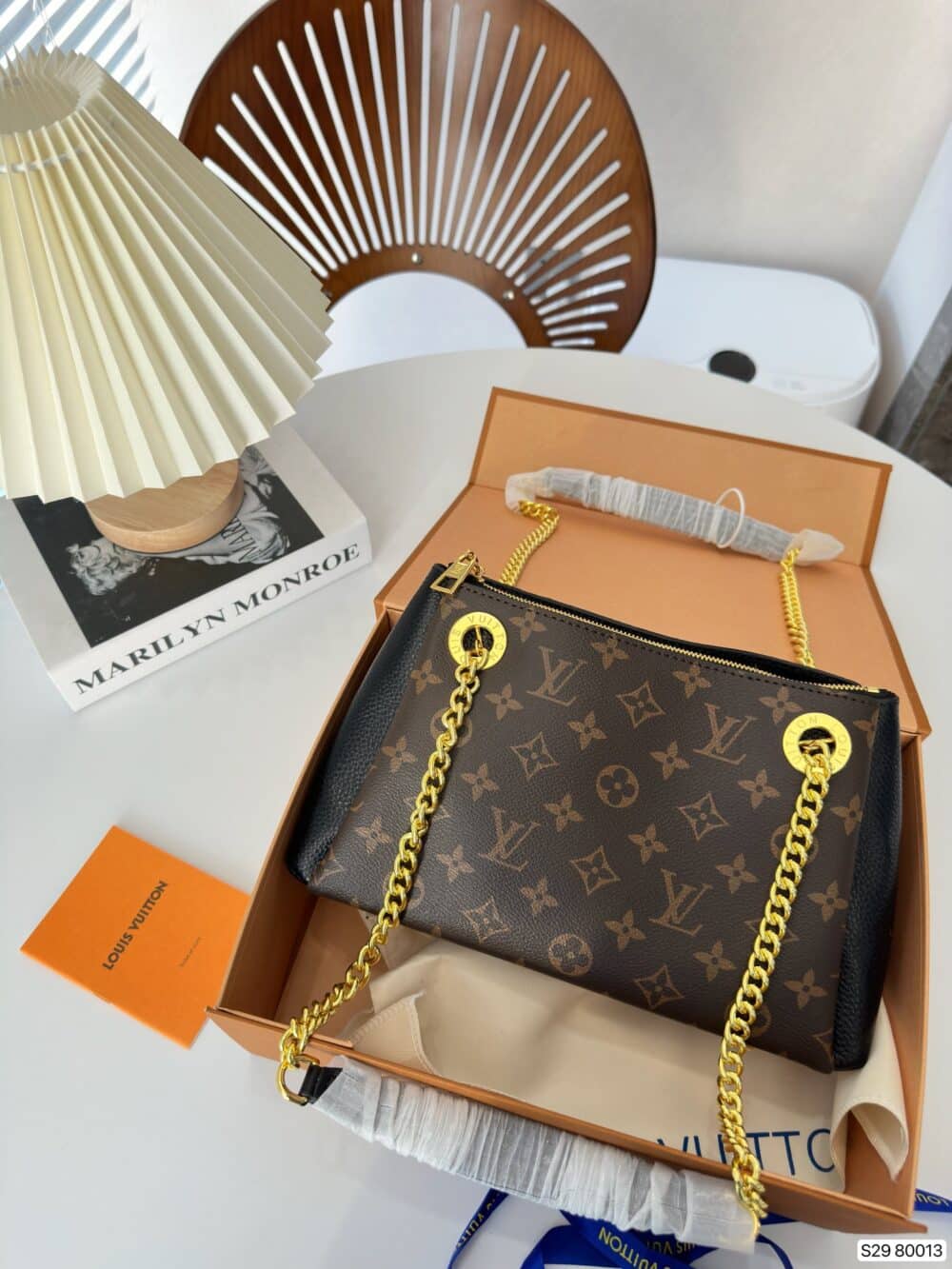 LOUIS VUITTON MONOGRAM IN BROWN SERENE BB BAG 25CM M43777 - Image 8