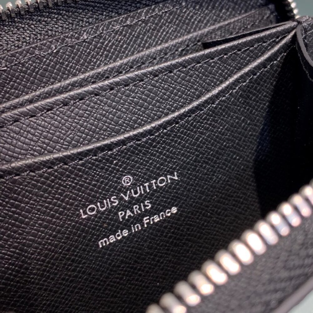 LOUIS VUITTON ZIPPY COIN PURSE DAMIER GRAPHITE WALLET 11CM N63070 - Image 8