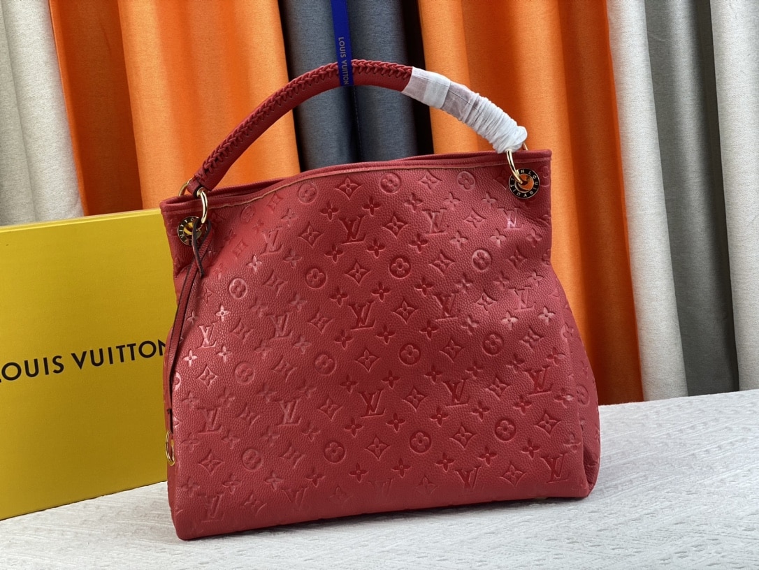 LOUIS VUITTON ARTSY MM 47CM RED - Image 10