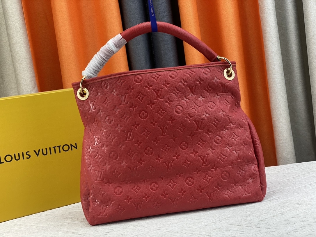 LOUIS VUITTON ARTSY MM 47CM RED - Image 4
