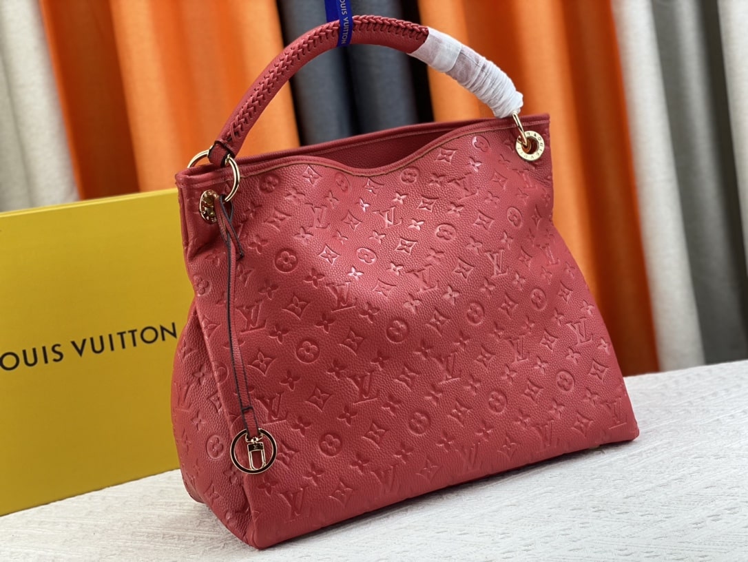 LOUIS VUITTON ARTSY MM 47CM RED - Image 9