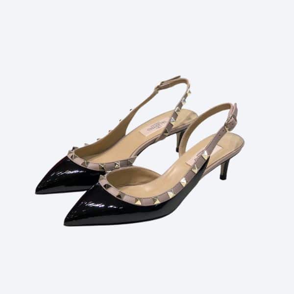VALENTINO GARAVANI SANDALS SLINGBACK BLACK