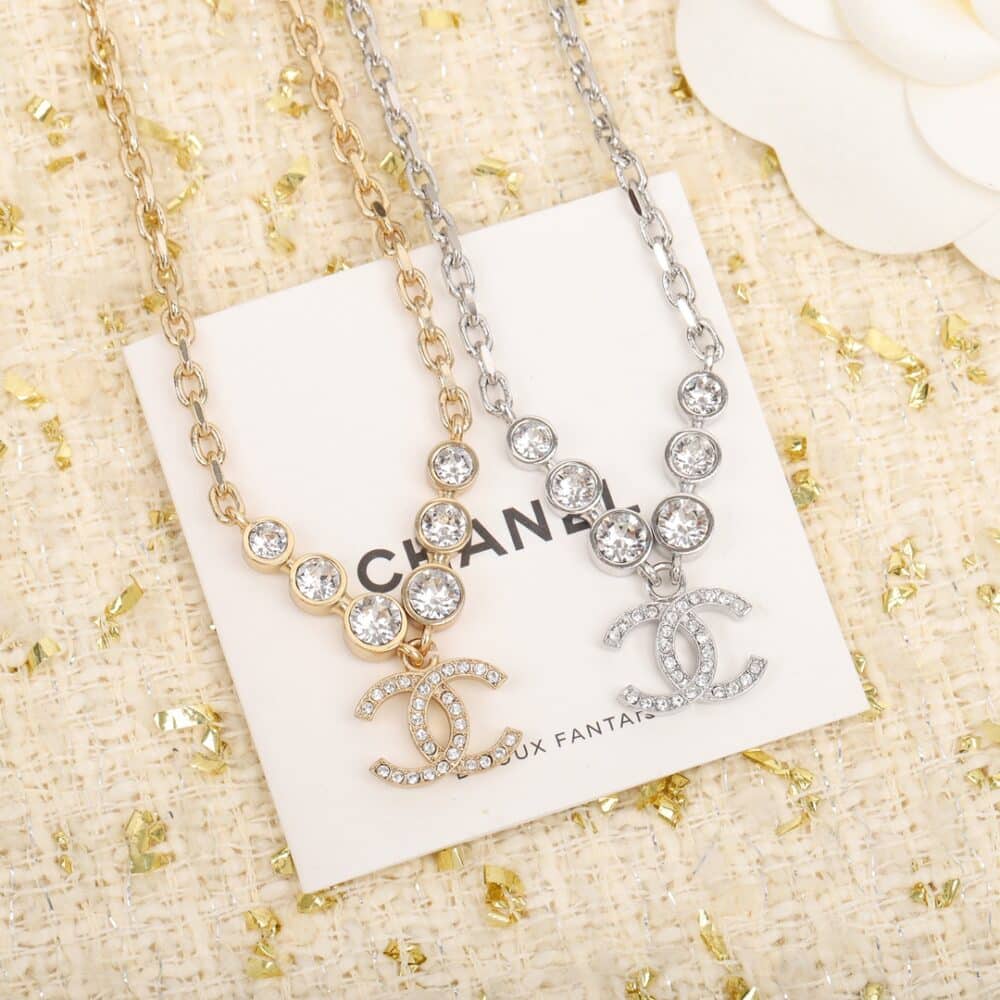 Alternative view of CHANEL CC GOLD METAL NECKLACE AB7026 B06561 NF088