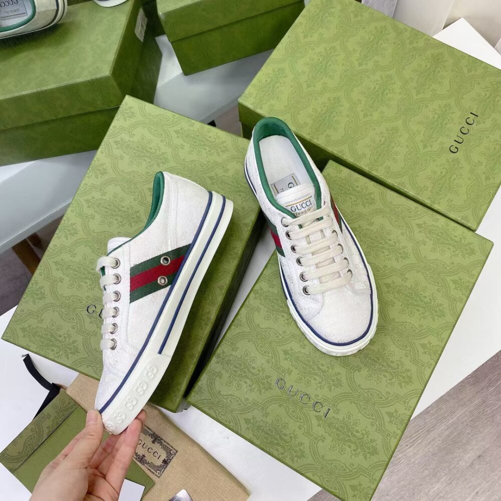 GUCCI TENNIS 1977 WHITE MINI GG 606111 99W90 9085 - Image 3