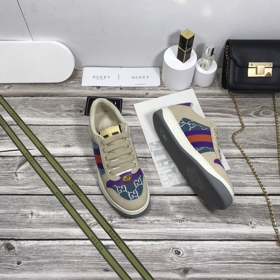 GUCCI WMNS SCREENER BLUE GG LAMÉ 577684 2C830 4690 - Image 3