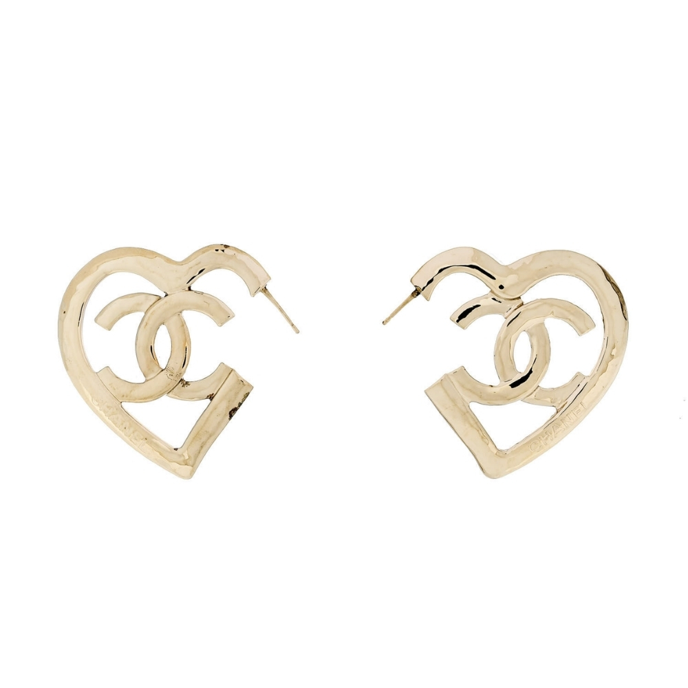 CHANEL EARRINGS IN GOLD METAL AB7894 B07713 NG966
