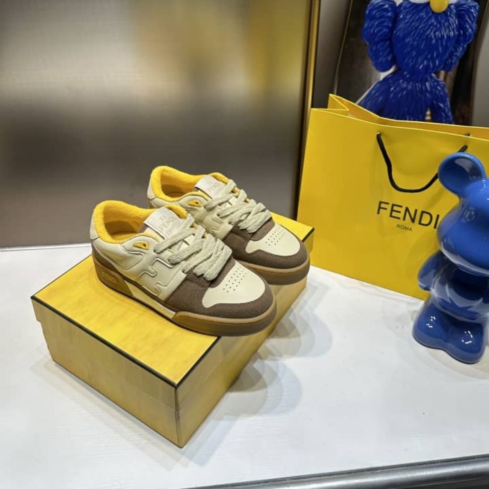 Alternative view of Fendi Match Low Tops Beige 8E8252Ahh2F1Fhu