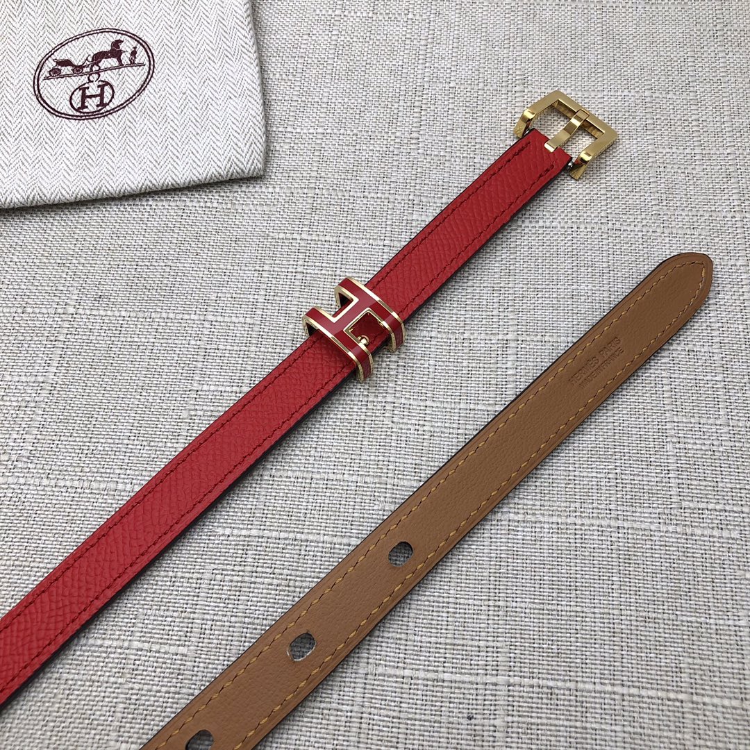 HERMES POP H 15 BELT RED 15MM - Image 5