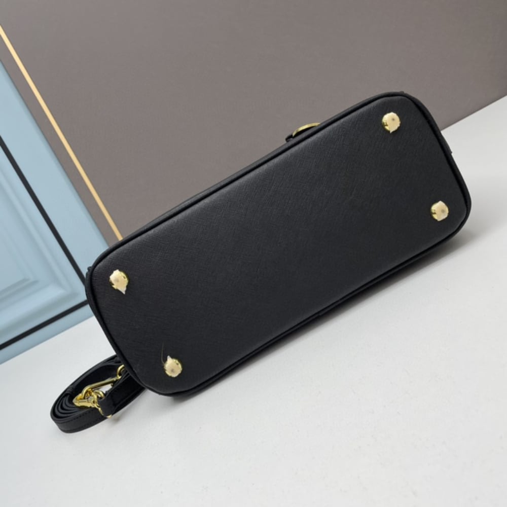 PRADA GALLERIA MEDIUM SAFFIANO LEATHER BAG BLACK 28CM 1BA863 NZV F0002 V EOO - Image 5