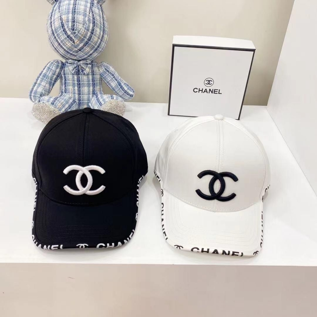 Chanel CC Cotton Baseball Cap Black - Image 6