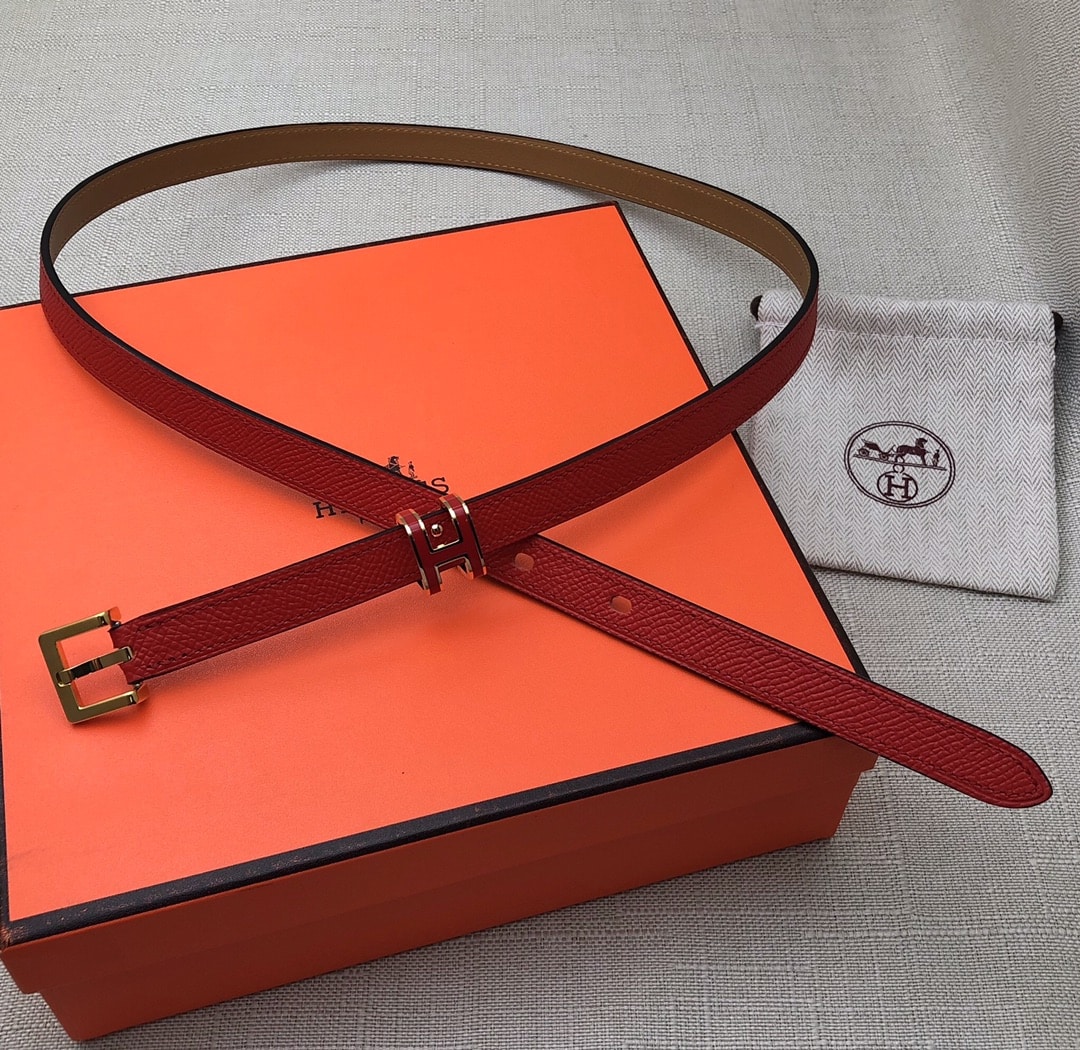 HERMES POP H 15 BELT RED 15MM - Image 4