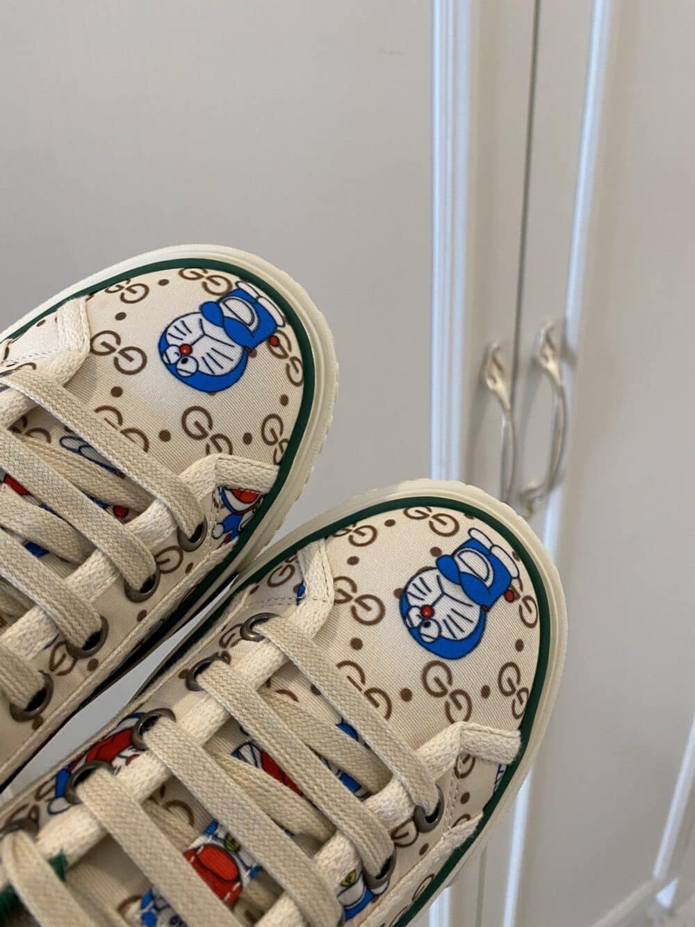 GUCCI TENNIS 1977 DORAEMON SNEAKER WHITE - Image 5