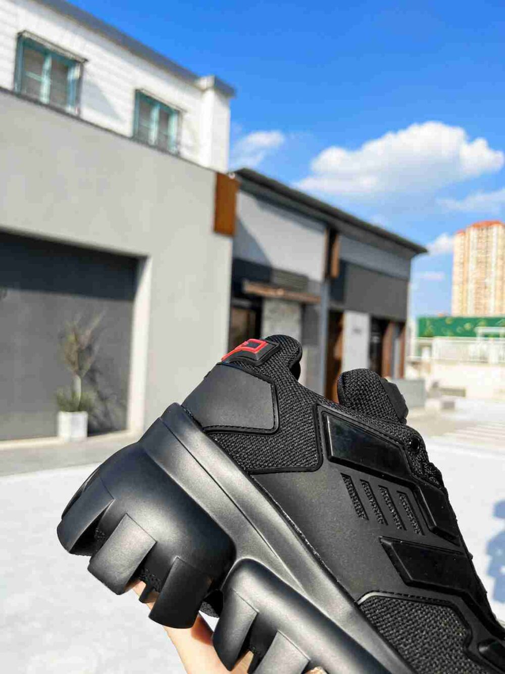 PRADA CLOUDBUST THUNDER SNEAKERS BLACK 1E819L3KR2F0002F050 - Image 3