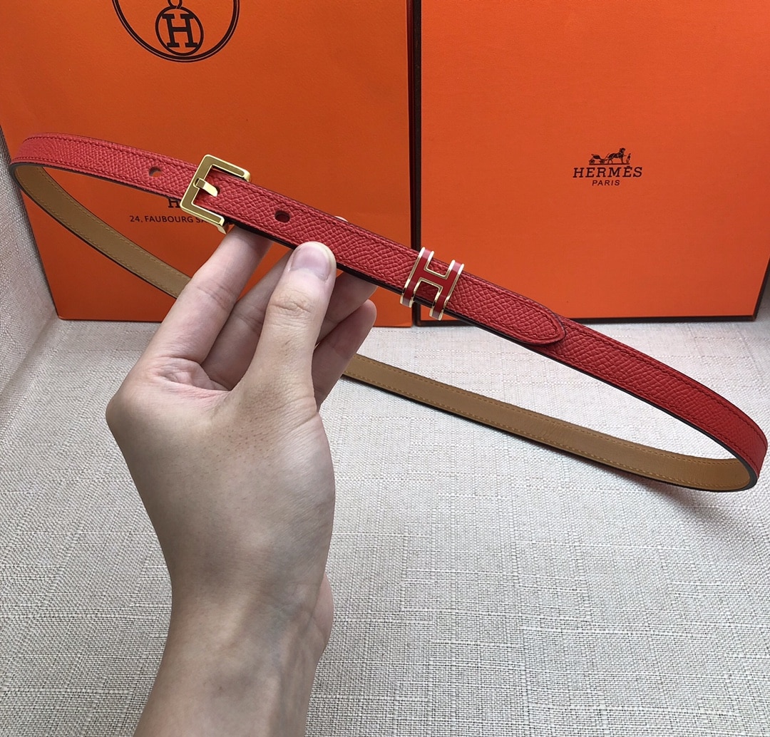 HERMES POP H 15 BELT RED 15MM - Image 8