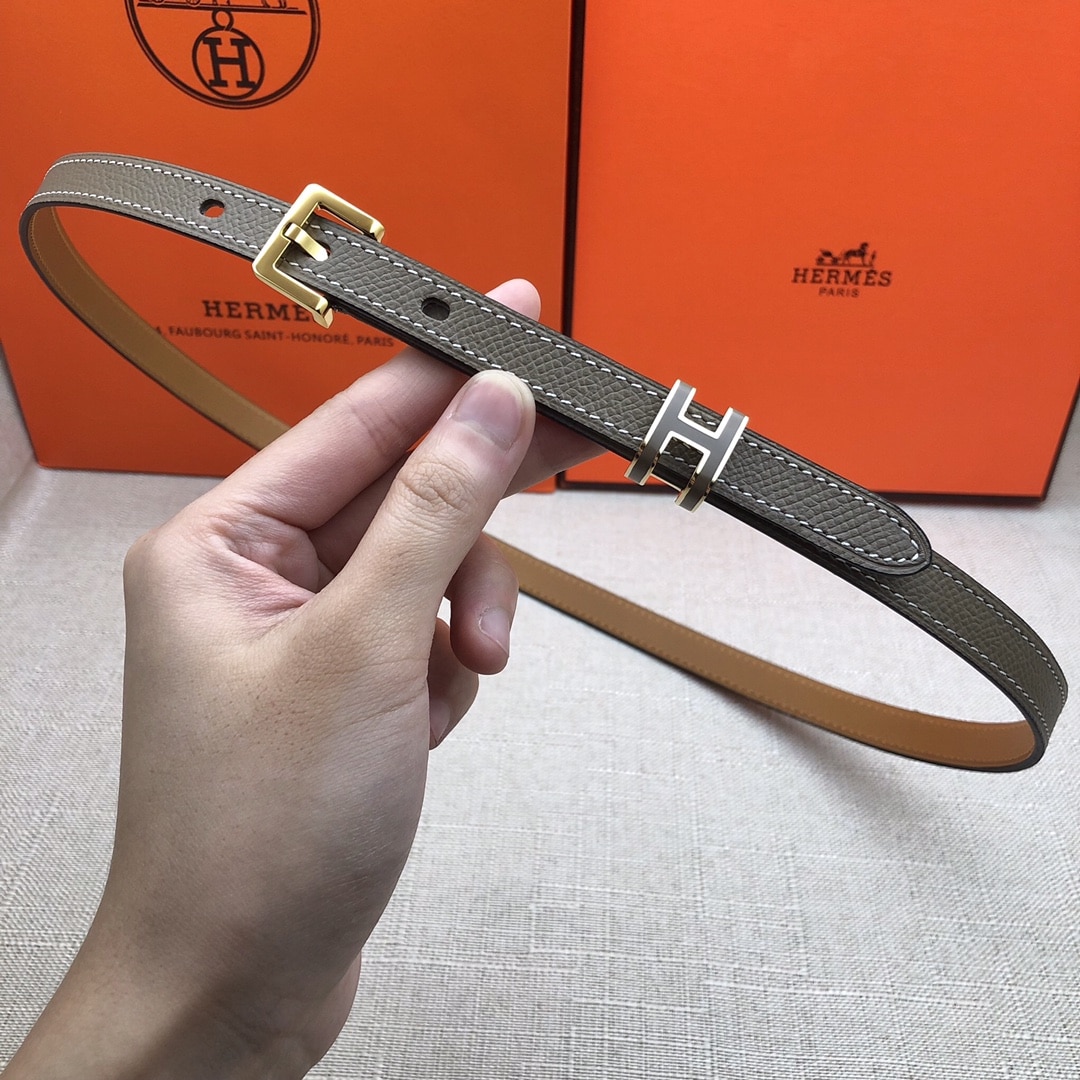 HERMES POP H 15 BELT GREY 15MM H081087CD18085 - Image 8