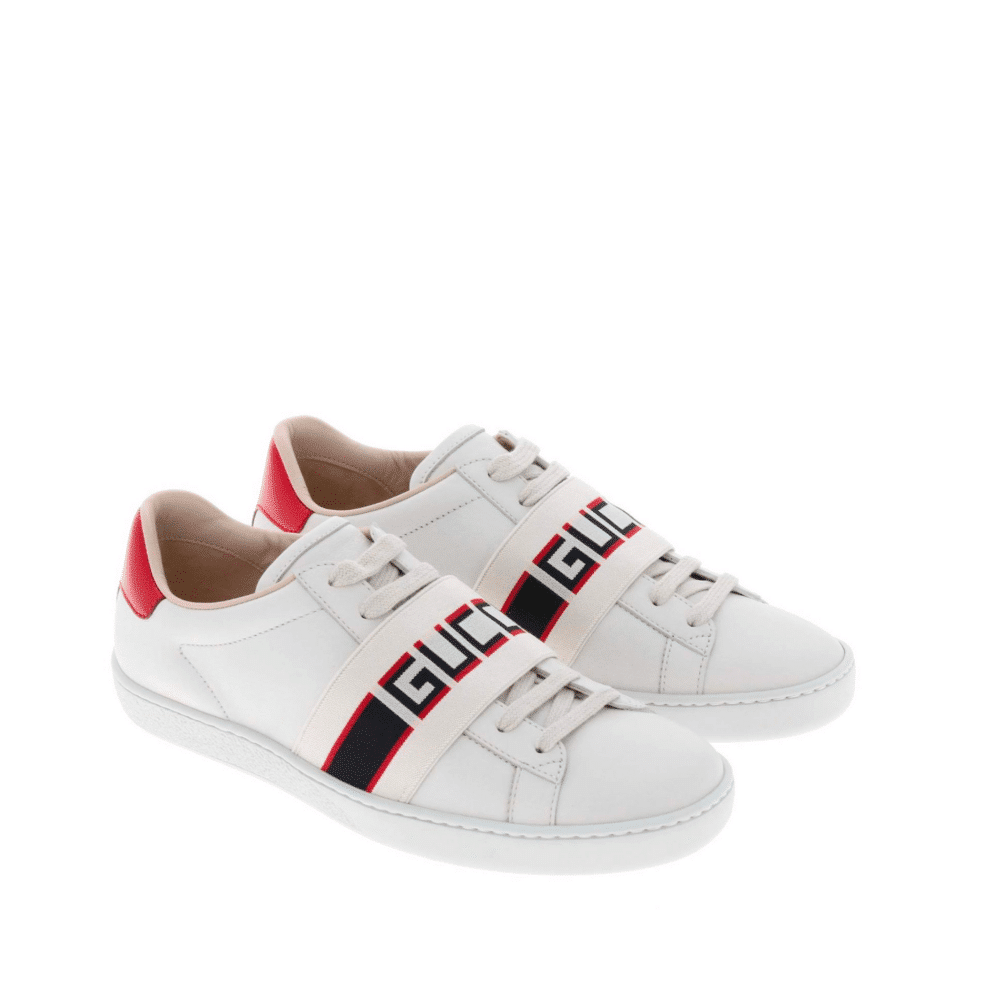 GUCCI WMNS ACE STRIPE IVORY 525269 0FIV0 9086