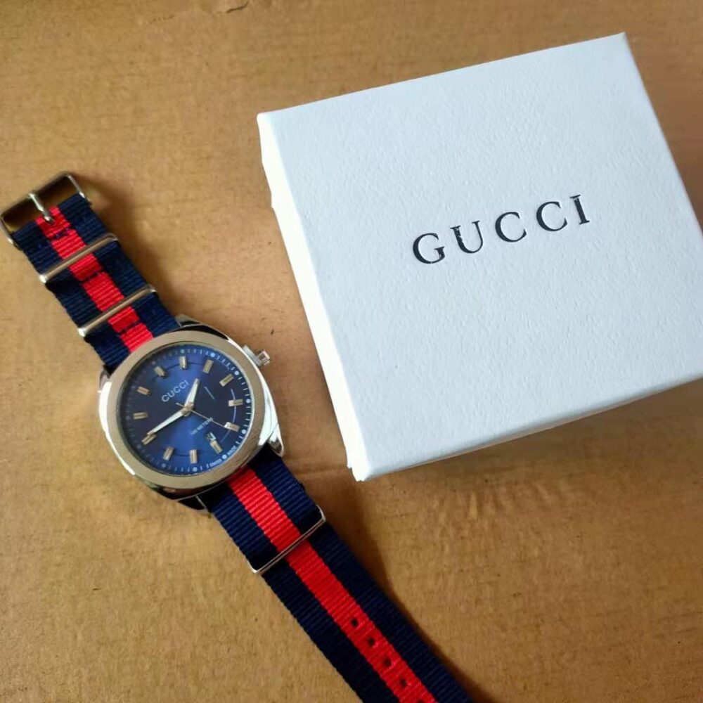 GUCCI GG2570 WATCH BLUE DIAL 41MM 446008 I1820 8461 - Image 3