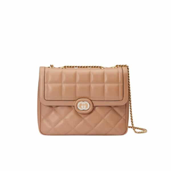 GUCCI DECO SMALL SHOULDER BAG BEIGE 25CM 740834 AAB1Q 2754
