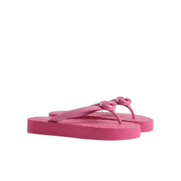 GUCCI WOMEN’S CHEVRON THONG PINK ‎655463 J8710 5609