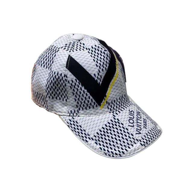 LOUIS VUITTON DAMIER AZUR CAP WHITE