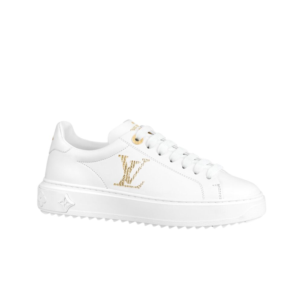 LOUIS VUITTON TIME OUT SNEAKER WHITE AND YELLOW