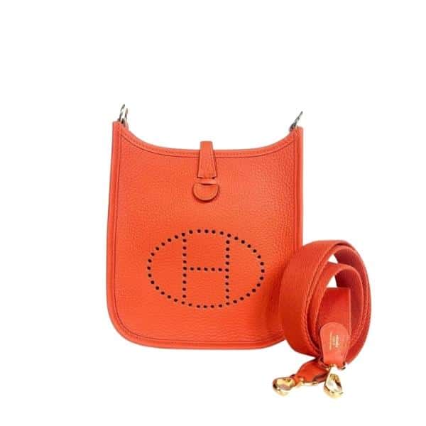 HERMES EVELYNE 16 AMAZONE ORANGE BAG 16CM