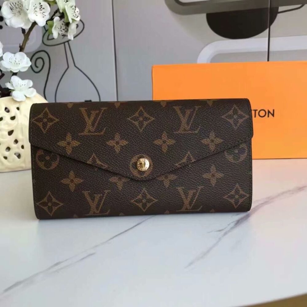 LOUIS VUITTON SARAH WALLET MONOGRAM PINK 19CM M62234 - Image 2