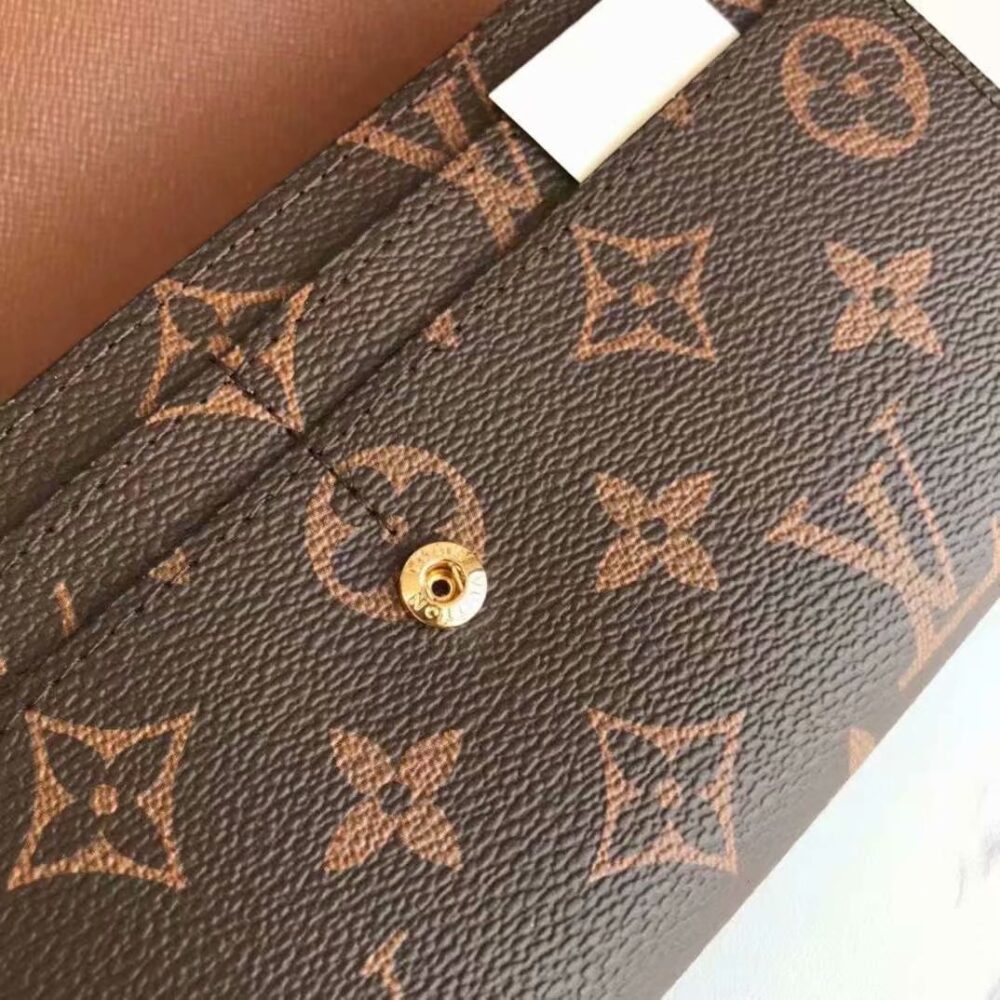 LOUIS VUITTON SARAH WALLET MONOGRAM BROWN 19CM M60531 - Image 5