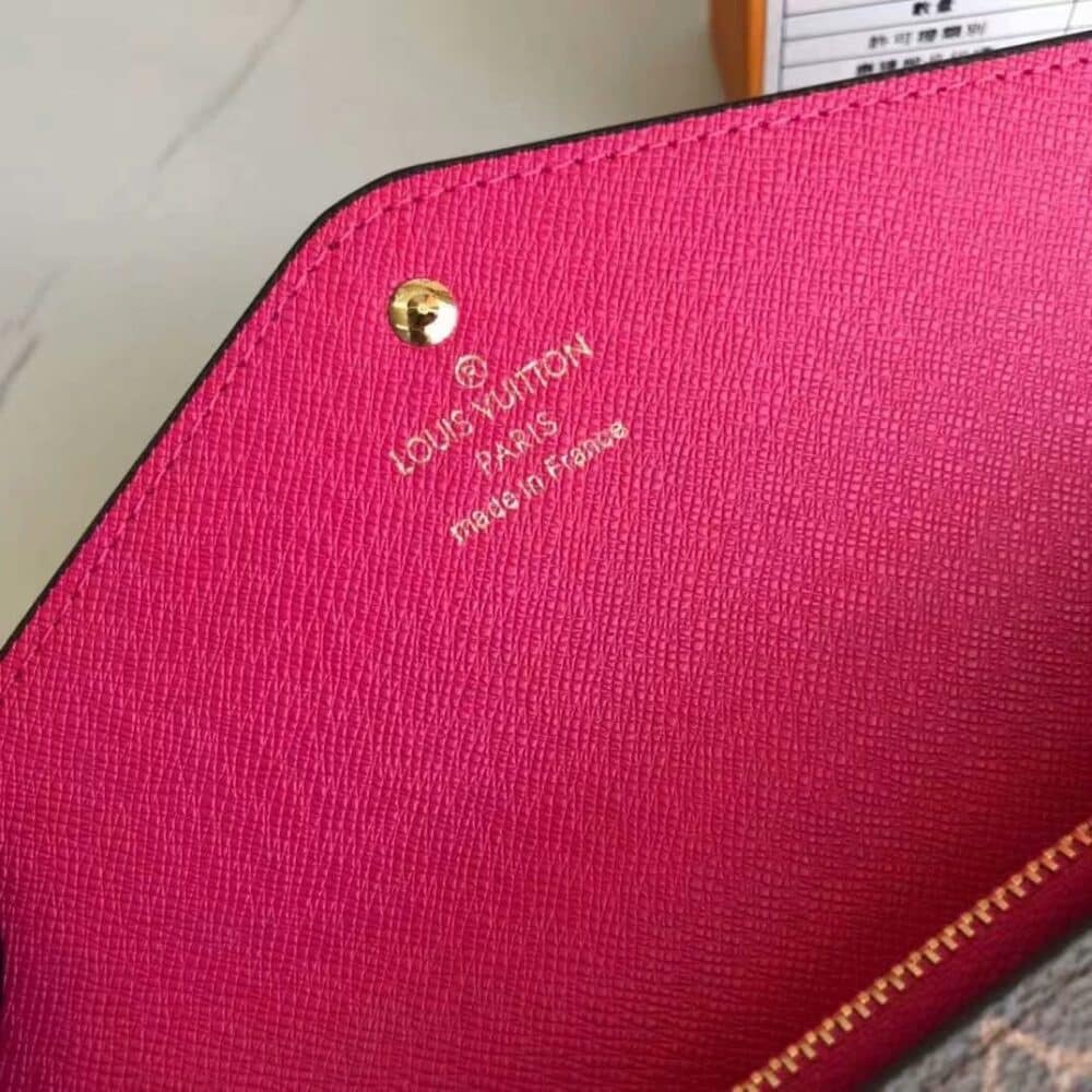 LOUIS VUITTON SARAH WALLET MONOGRAM PINK 19CM M62234 - Image 5