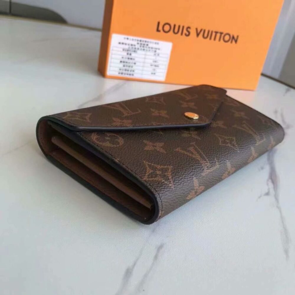 LOUIS VUITTON SARAH WALLET MONOGRAM BROWN 19CM M60531 - Image 7