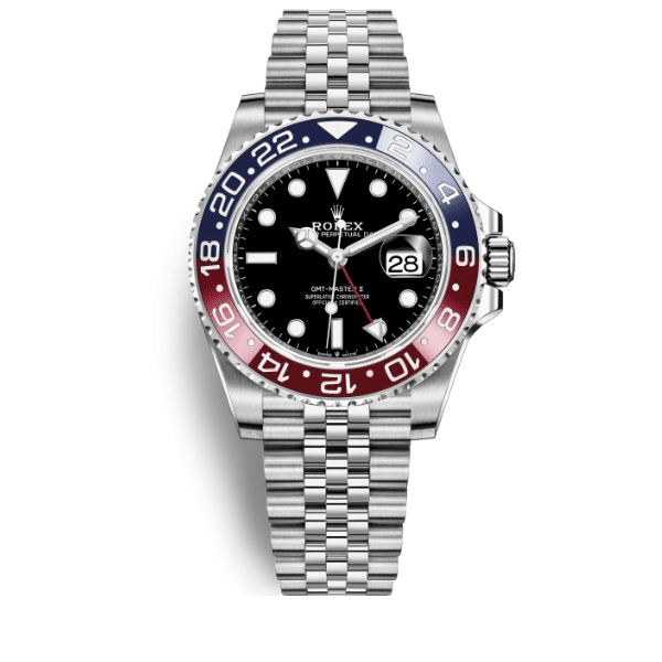 ROLEX GMT MASTER II STEEL PEPSI 40MM 126710BLRO