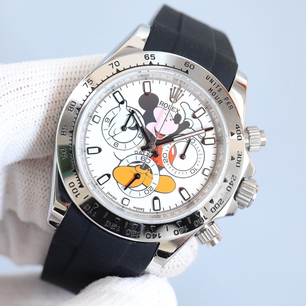 ROLEX COSMOGRAPH DAYTONA MICKEY MOUSE WHITE DIAL 40MM 116519LN 0027 - Image 5