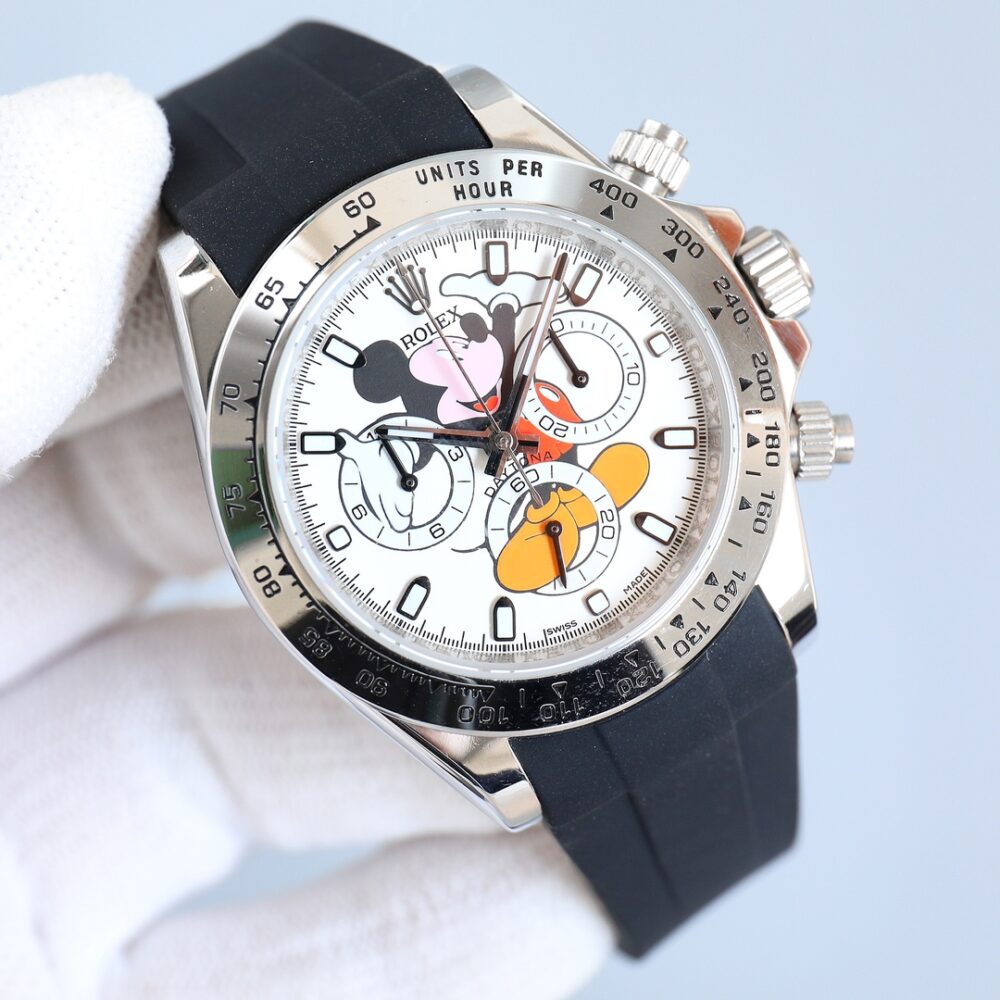 ROLEX COSMOGRAPH DAYTONA MICKEY MOUSE WHITE DIAL 40MM 116519LN 0027 - Image 7
