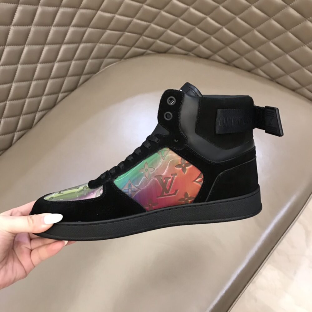 LOUIS VUITTON RIVOLY TRAINERS BOOT BLACK 1A5I47 - Image 8