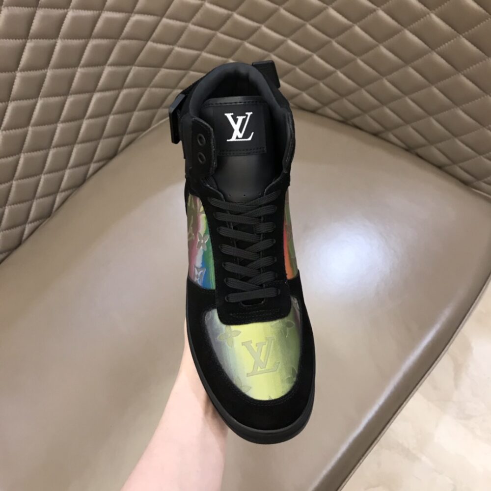 LOUIS VUITTON RIVOLY TRAINERS BOOT BLACK 1A5I47 - Image 7