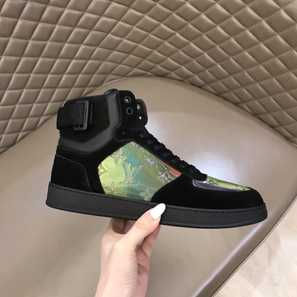 LOUIS VUITTON RIVOLY TRAINERS BOOT BLACK 1A5I47 - Image 6