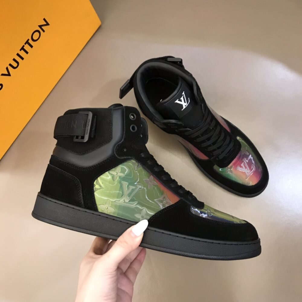 LOUIS VUITTON RIVOLY TRAINERS BOOT BLACK 1A5I47 - Image 5