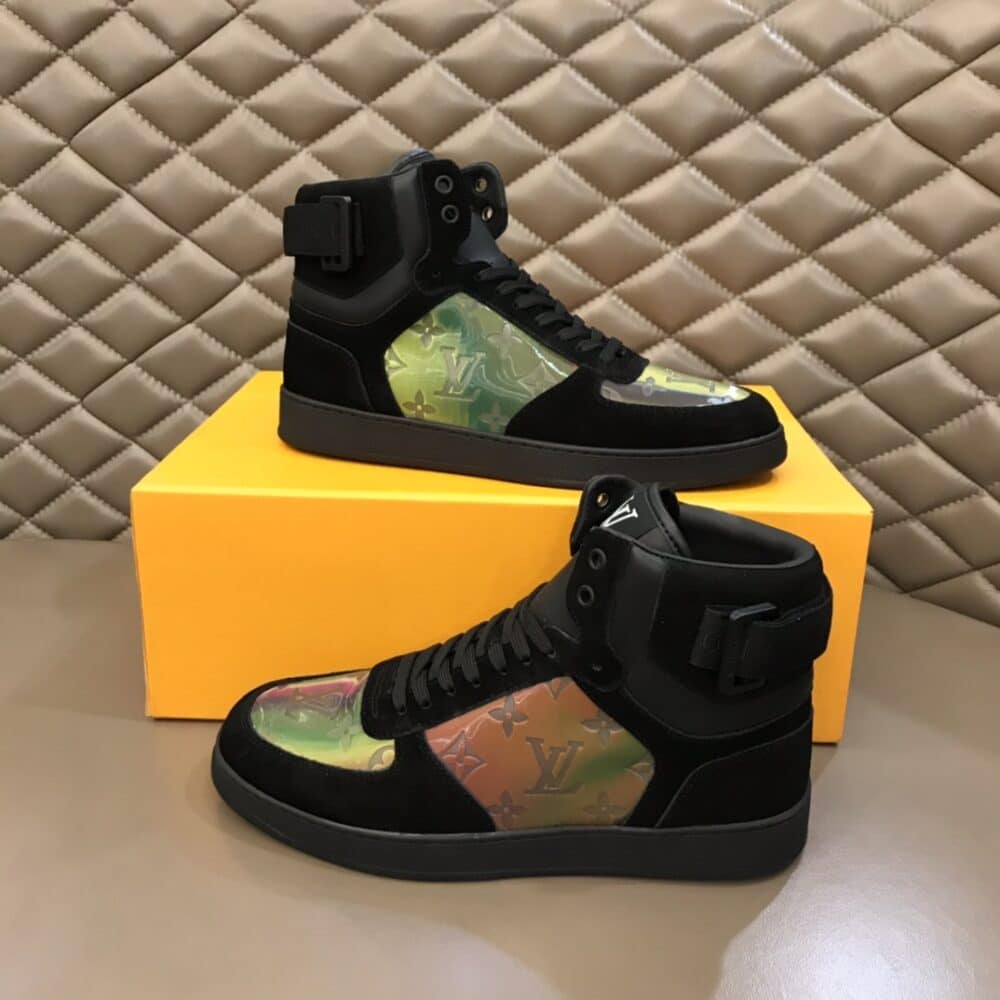 LOUIS VUITTON RIVOLY TRAINERS BOOT BLACK 1A5I47 - Image 4