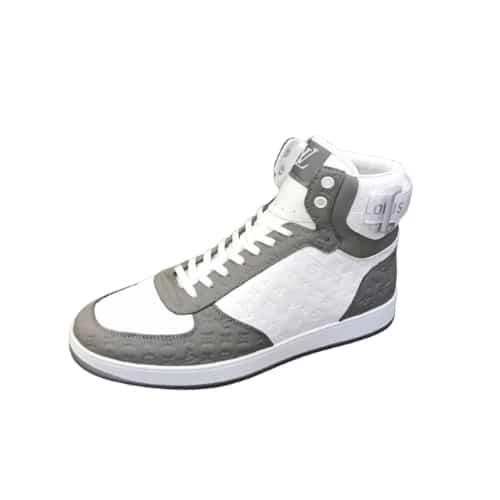 LOUIS VUITTON RIVOLI TRAINER BOOTS GREY