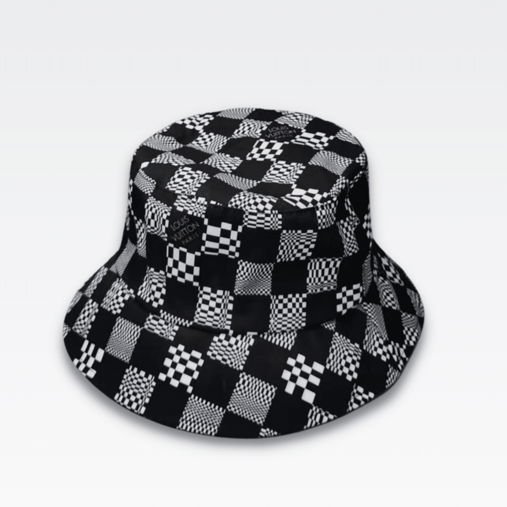 LOUIS VUITTON DAMIER BUCKET HAT BLACK